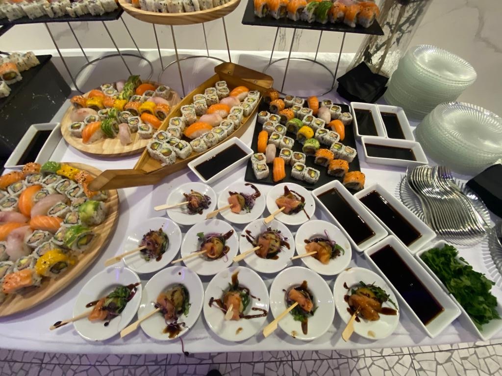 Buffet asiatique événement