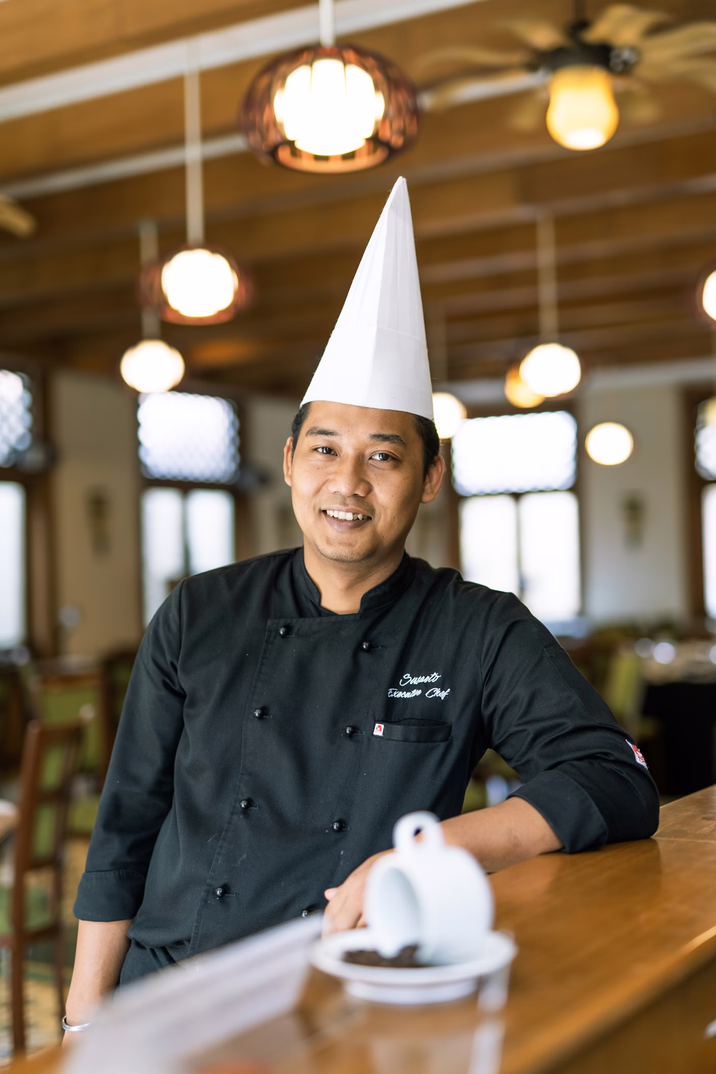 Chef sushi en live animation