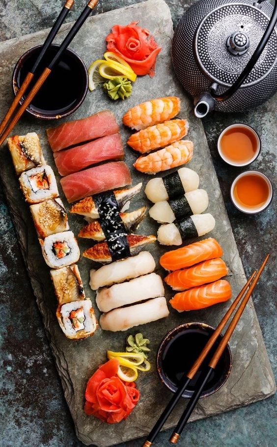 Plateau sushis et makis
